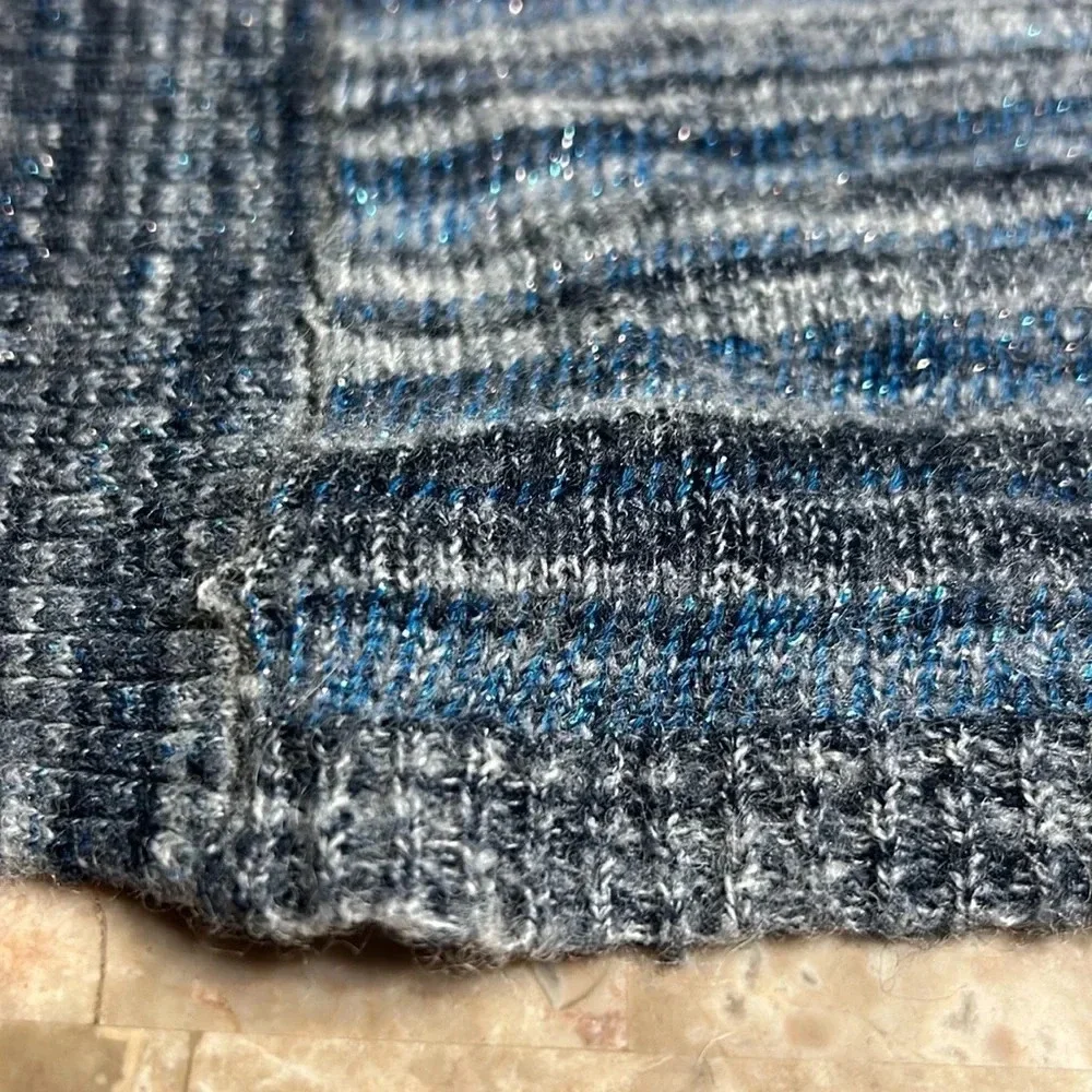 Coldwater Creek,cardigan,wool blend,metallic thread. open front Might be vintage - Picture 16 of 17